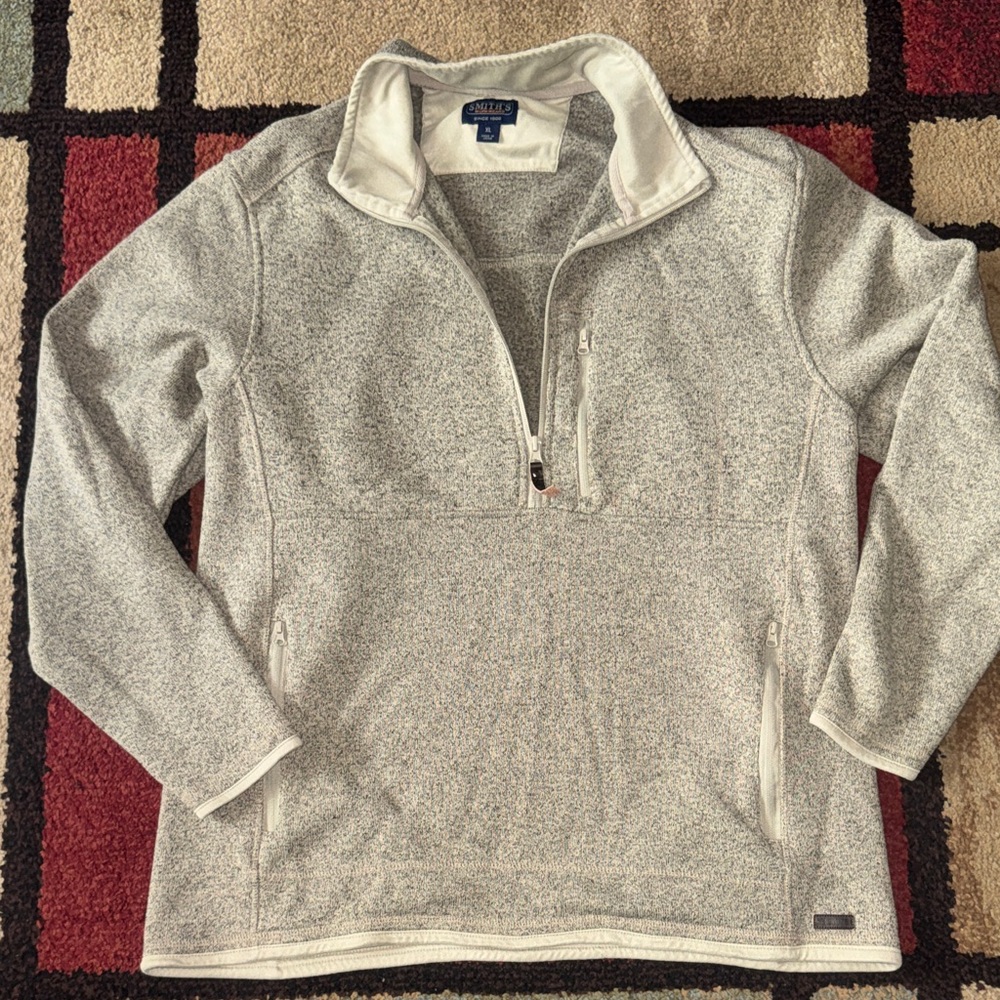 Mens Smiths Workwear Fleece 1/4‎ Zip